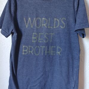 World's Best Brother Kids T-Shirt - Blue